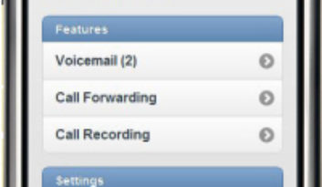 Mobile PBX management portal home